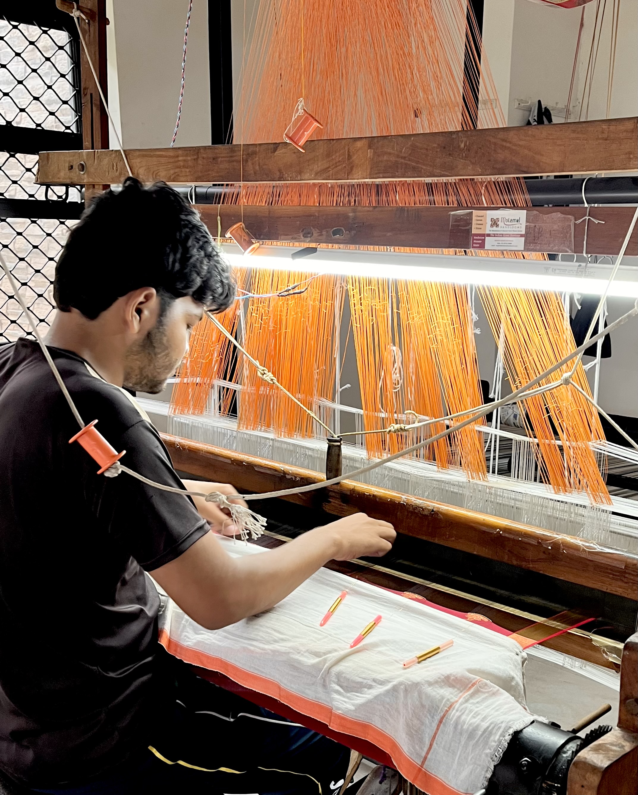 Chanderi Handloom weaver - Motamal Handlooms