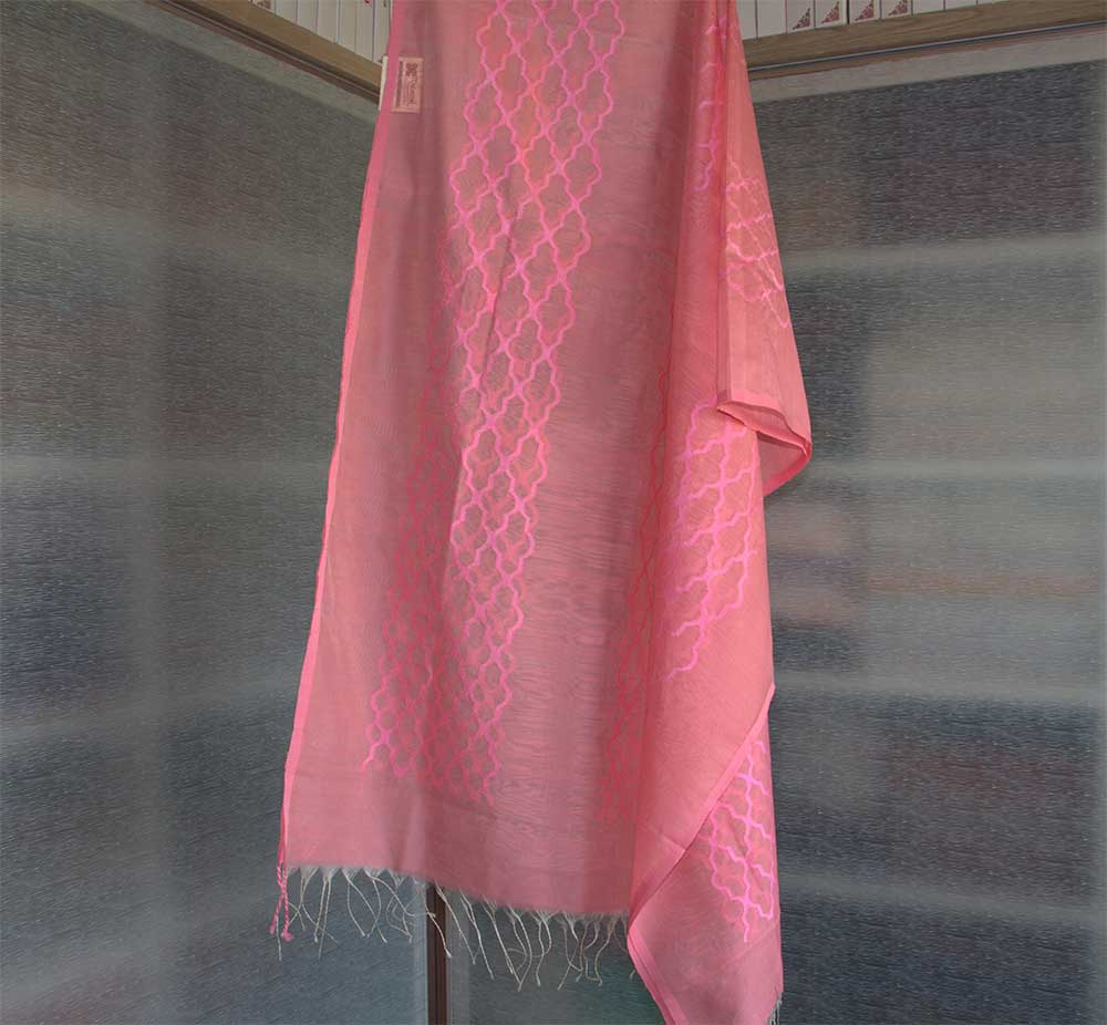Chanderi Dupatta - Motamal Handlooms, Chanderi