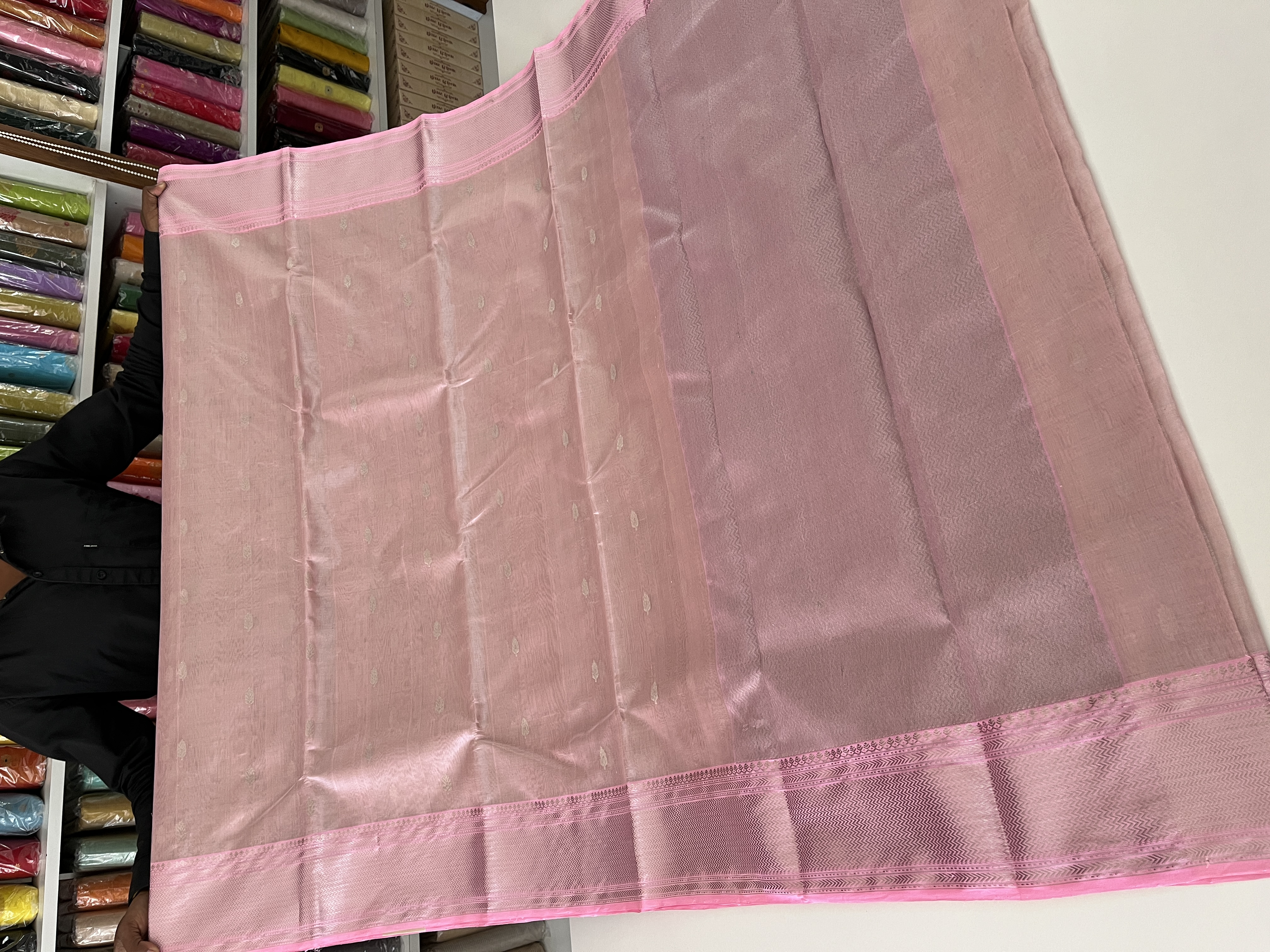 Chanderi Sarees — Design 94 - Motamal Handlooms, Chanderi