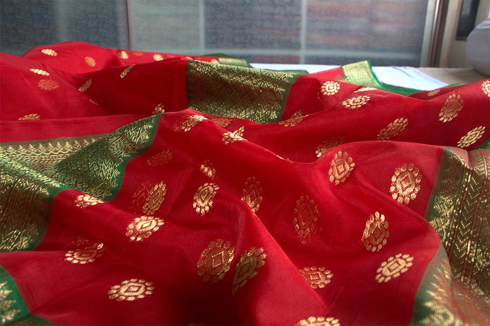 Chanderi Sarees - Motamal Handlooms, Chanderi