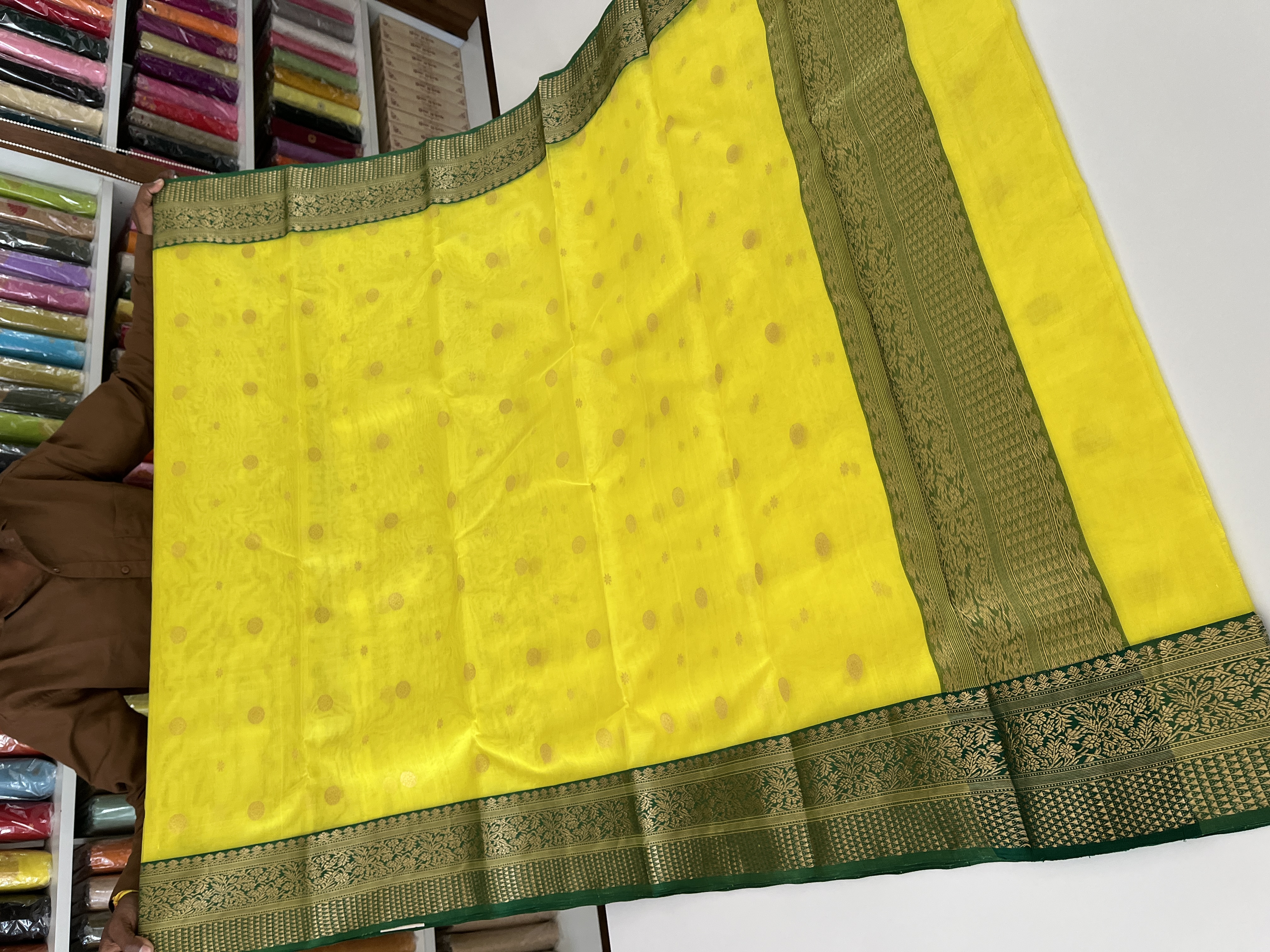 Chanderi Sarees — Design 66 - Motamal Handlooms, Chanderi
