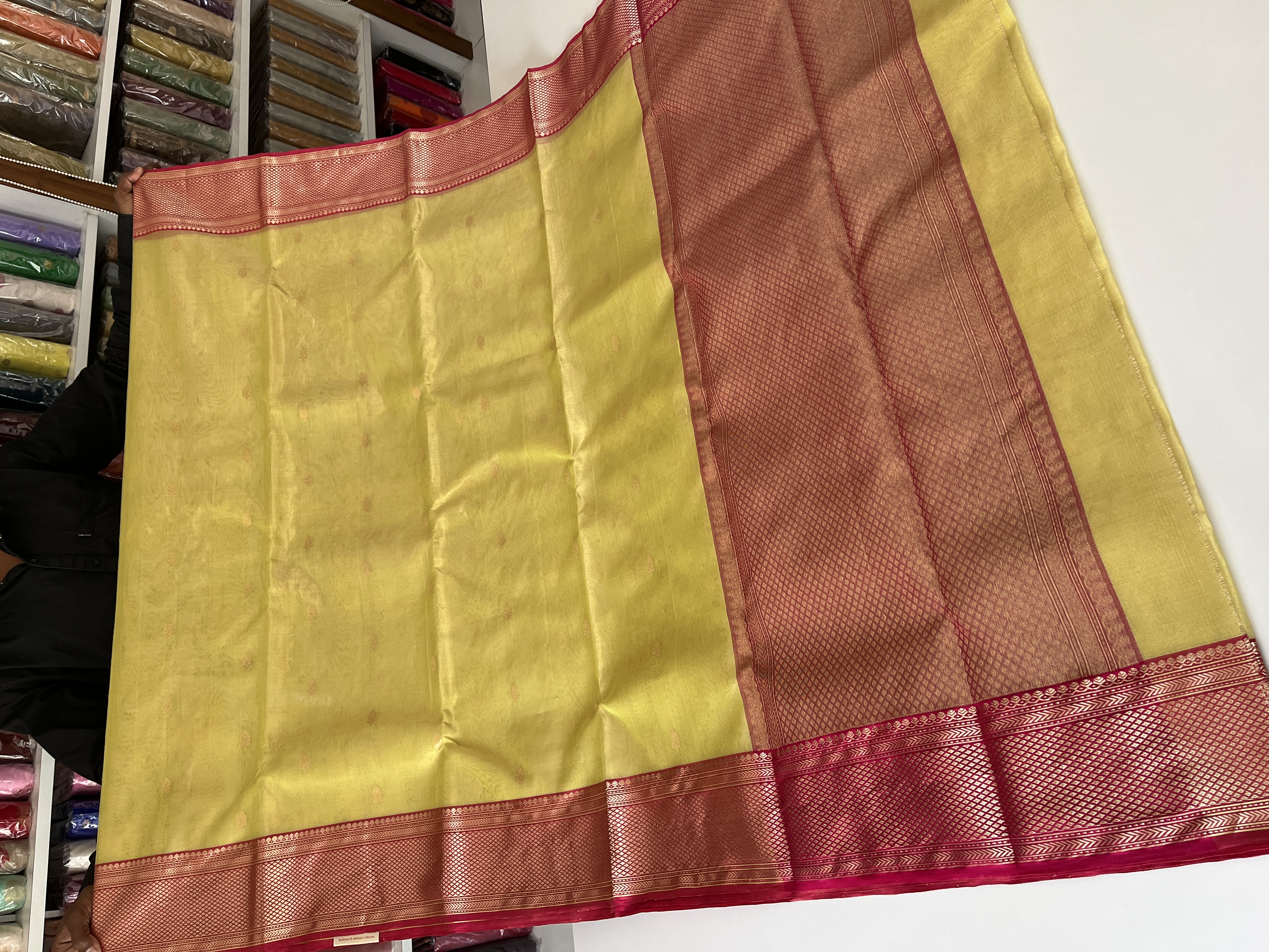 Chanderi Sarees — Design 92 - Motamal Handlooms, Chanderi