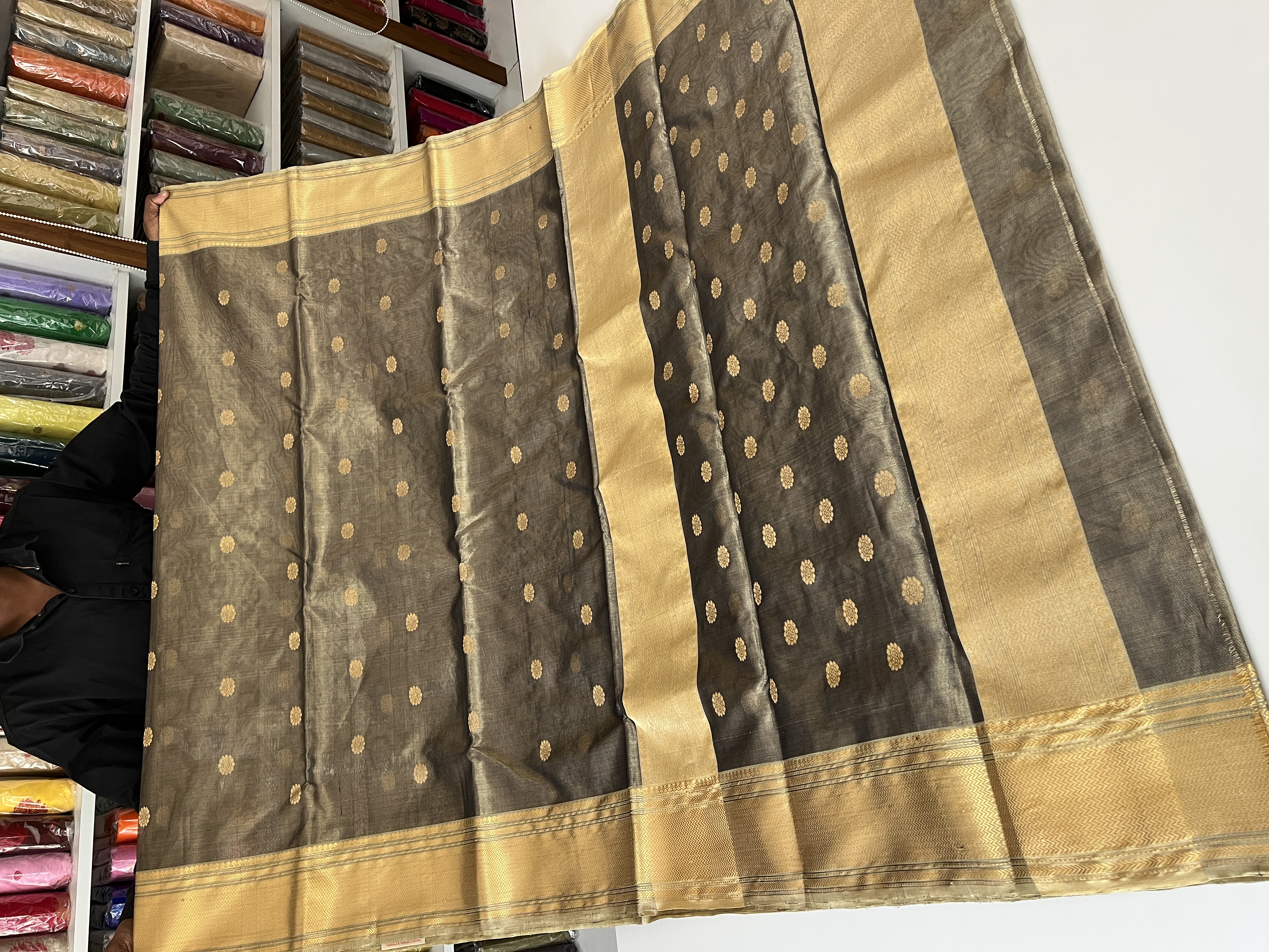 Chanderi Sarees — Design 91 - Motamal Handlooms, Chanderi