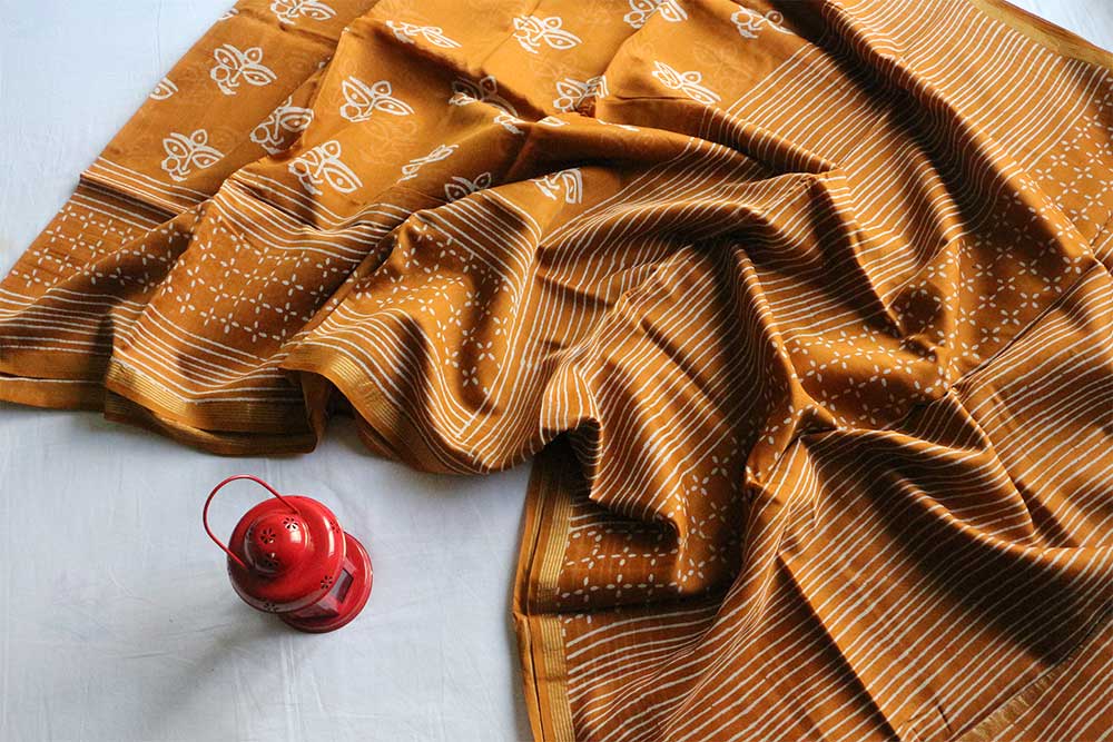 Hand Block Print Sarees