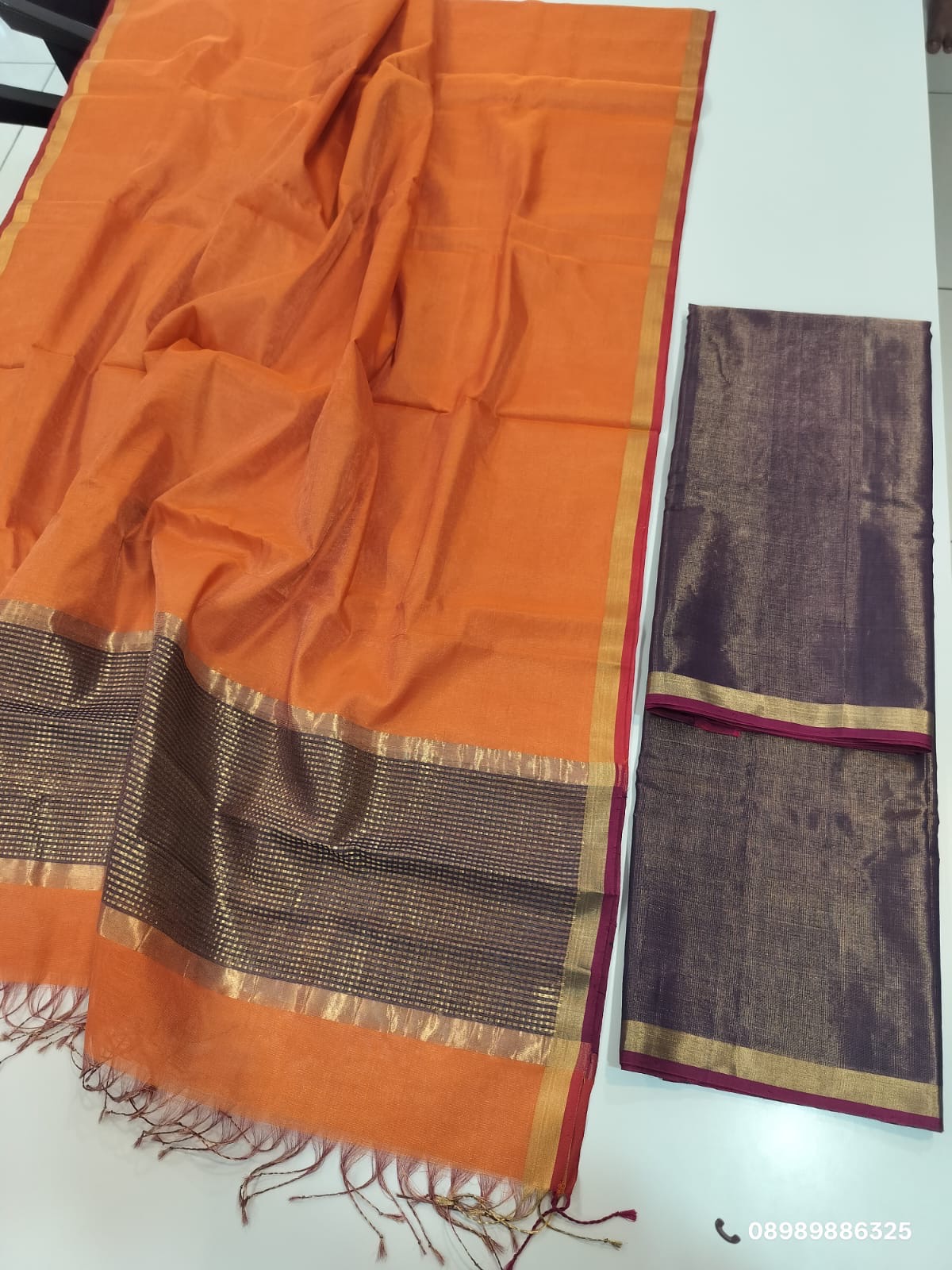 Suits Chanderi Tissue woven
